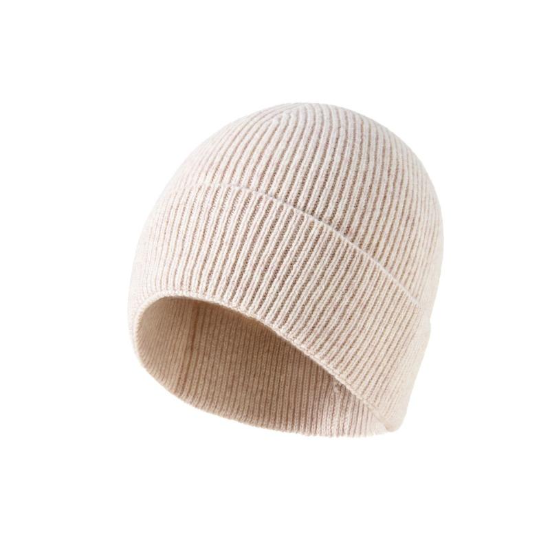 Autumn and Winter Thickened Wool Knitted Hat, Men's Versatile Warm Wool Hat, Small Face, Anti-cold Hat, Women's
