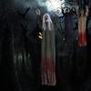 Bloody Cloth Halloween Spirit Face Decorations Long Hair Halloween Terrifying Doll  Haunted House