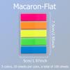 1Book/Set Multiple Colors Index Stickers PET Macaron/Morandi Color Self Adhesive Marking Sticker 100Sheets/Book Sticky Notes ZYF
