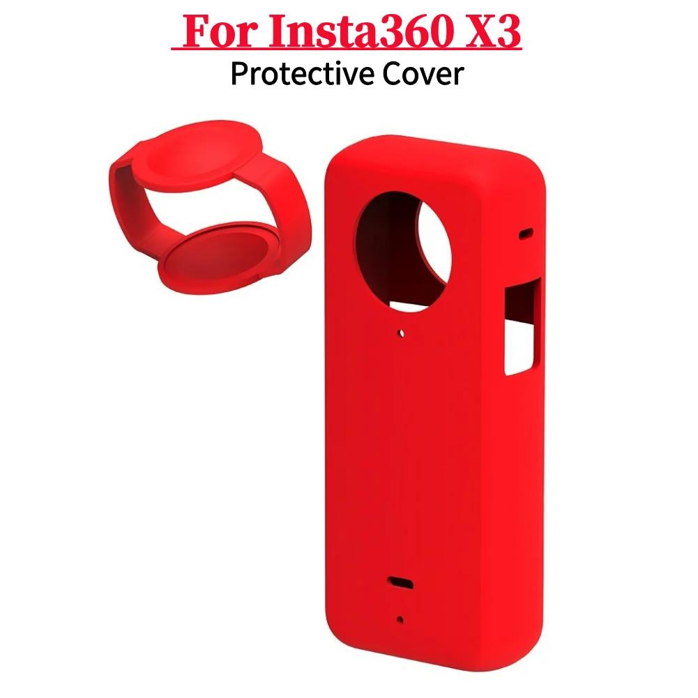 Anti-fog Snap-on Lens Cap Anti Scratch Optical Glass Lens Cap Protector for Insta360 X3 Action Camera Accessories