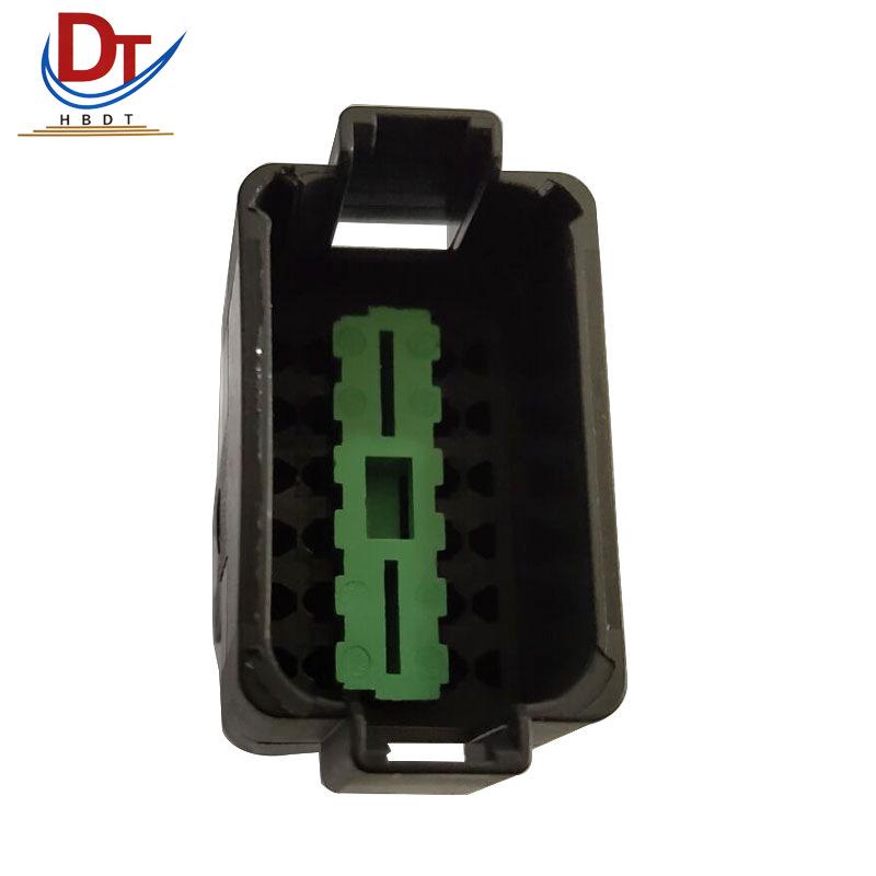 Automotive 12-Pin DT04-12PB Connector Housing - Black Plastic Shell