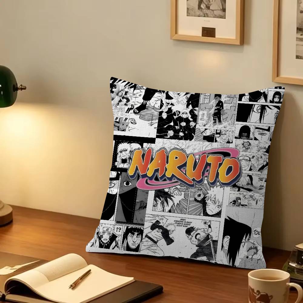 NARUTO black Pillow Anime Pillow Sofa Bed Head Pillow Cover Cushion Cover Fashion