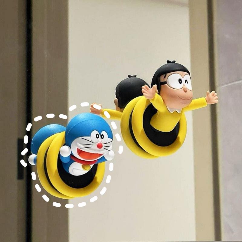 

Doraemon Adhesive Hook - Cute, Punch-Free Solution for Towels in Kitchen & Bathroom