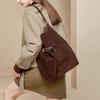 Women's Bag Commuter Light Luxury Shoulder High-end Underarm Bag Women's Large-capacity Portable Leather New Bucket Bag