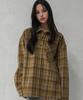 AVANDRESS Jerry Check Shirt Camel