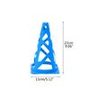 10Pcs 23cm Football Traffic Marker Cones Set for Basketball, Indoor Outdoor Game