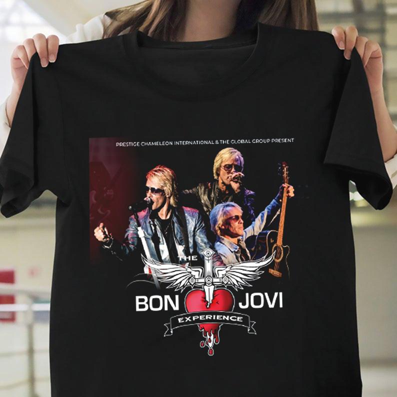 The Bon Jovi Experience Tour Gift For Fan T Shirt Full Size S-5XL Unisex T-Shirt L