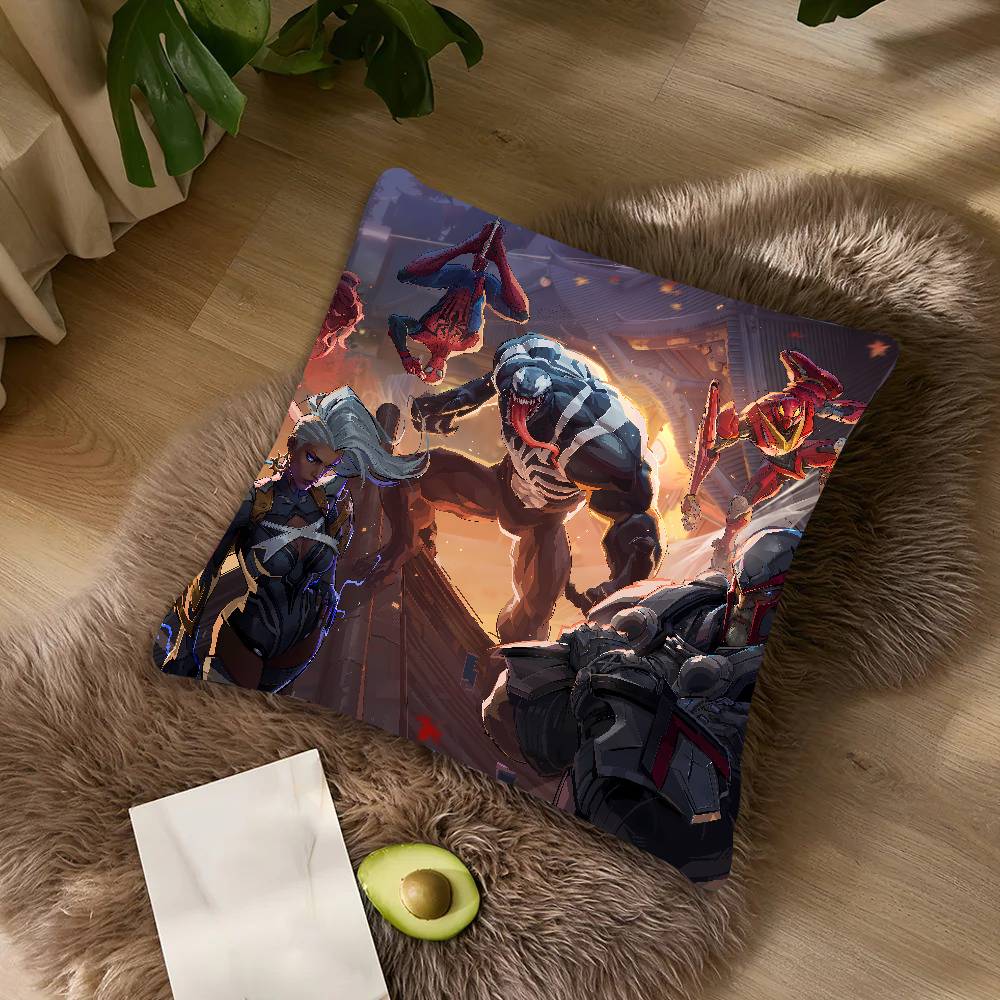 Multiplayer Battle M-MarvelS Game Rivals Cushion Cover Decor Home Throw Pillow Covers For Couch Camping Pillow Cover Decorations