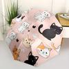 1pc Cat Pattern Automatic Folding Umbrella - Lightweight, Retractable Design with 8-Rib Durability, Perfect for Outdoor Adventures, Fashiona