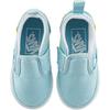 Vans Slip-On V Star Classics Comfortable Versatile Low-Top Walking Shoes Baby sneaker Blue VN000D4FBER