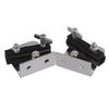 2Pcs Durable Easy To Install Hardware Accessory Repair Snare Drum Strap Mounting Rack with Screws Metal for Professional