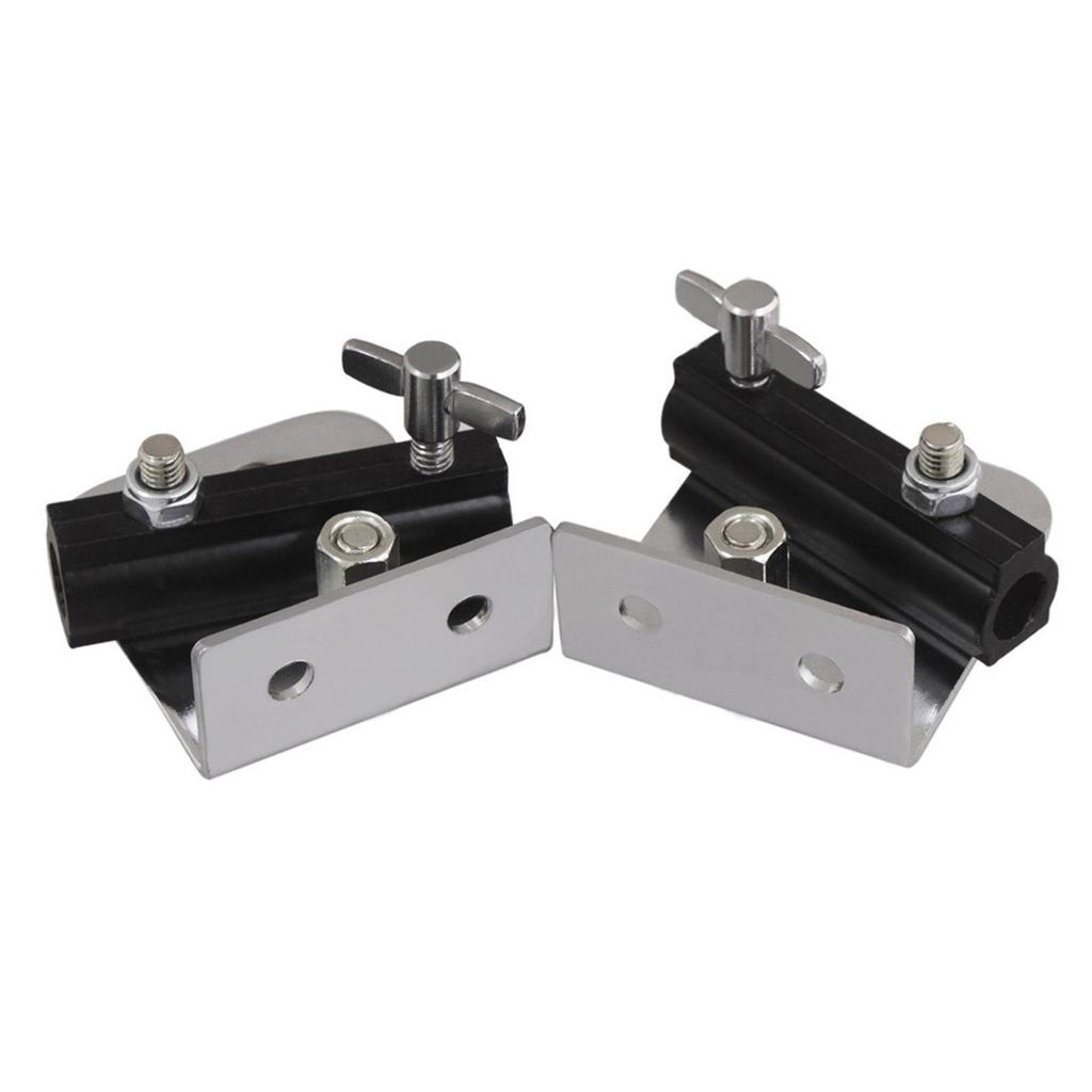 2Pcs Durable Easy To Install Hardware Accessory Repair Snare Drum Strap Mounting Rack with Screws Metal for Professional