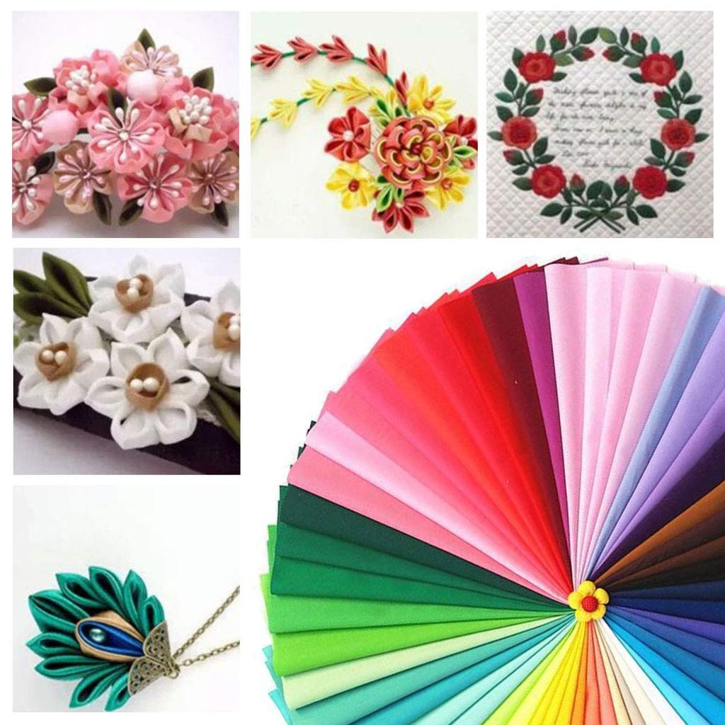 Iikuru Stříhaná Jednobarevná Stylová Řemeslná Bavlna Patchwork Látka Ručně Vyráběná z Látky, Látky, Látky, Odpadků, Sada, (Sada 22)