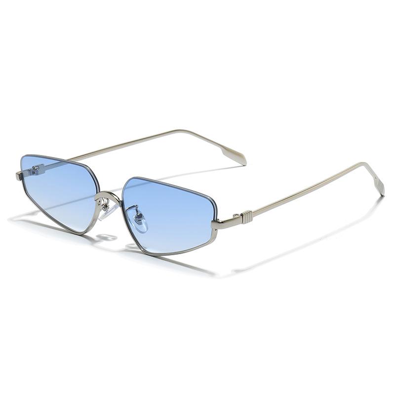 New Irregular-Shaped Metal-Frame Sunglasses for Women Outdoor UV-Protective Eyeglasses UV400 Trendy Street Style Shades