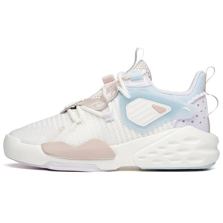 (WMNS) ANTA Badao Mid White Blue Purple Women s 122128084S-1 EU 39