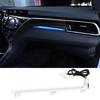 Car Interior Decorative Light Console Strip Atmosphere Light Blue Dashboard Console Ambient LED Lights for Toyota Camry 2018