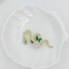 Flower Snake Brooches French Style Snake Bone Brooch Exquisite And Capable Clothing Accessories Glittering High-End Brooch