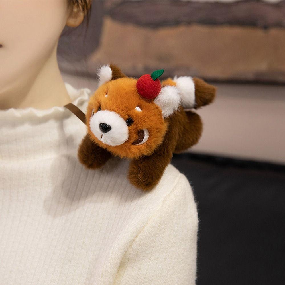 Soft Mini Panda Stuffed Animal Doll Panda Pattern Panda Shoulder Plush New Design Plushies Gift