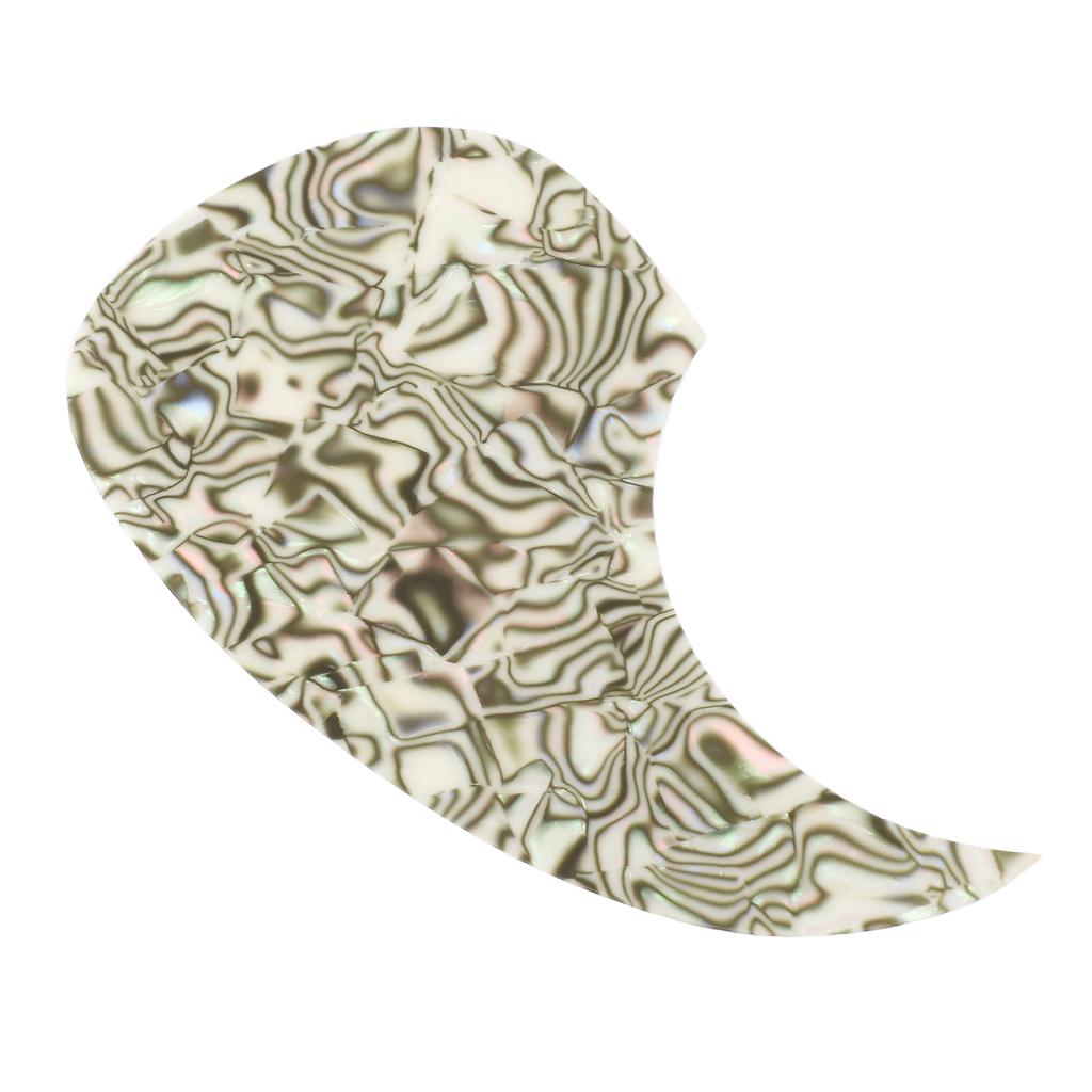 Guitar Pickguard Light Colored Shell Color Anti Scratch Decorative Acoustic Guitar Guard 128mm