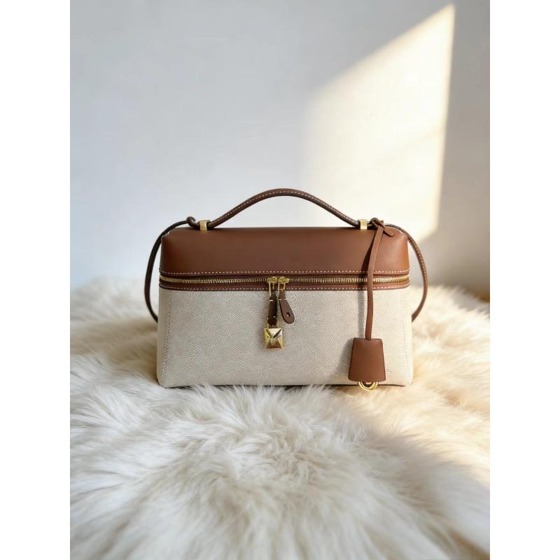 /cm Brotdosen-Tasche Premium-Leder-Box-Tasche Neue Retro-Rindsleder Schulter-Umhängetasche Handtasche Damen