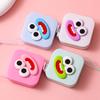 Cute Cartoon Mini Retractable Tape Measure Smiley Portable Soft Ruler for Bust Waist Hip Body Measurement Sewing Use