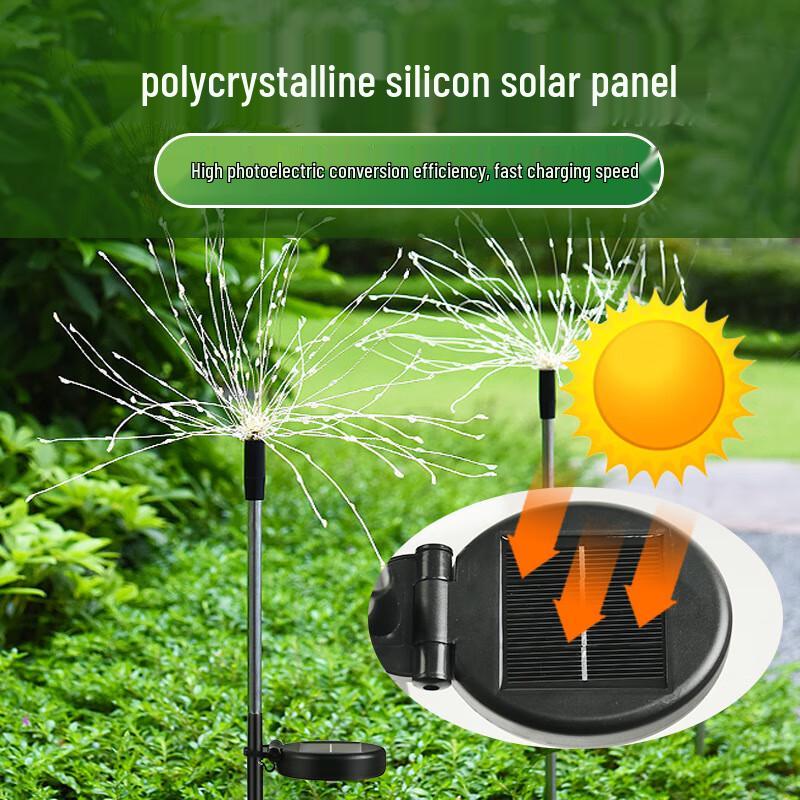 Solar LED Dandelion Fireworks Garden Light