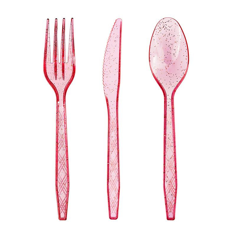 Christmas Bronzing Theme Paper Plate Paper Cup Paper Towel Knife Fork Spoon Tablecloth Disposable Party Arrangement Supplies