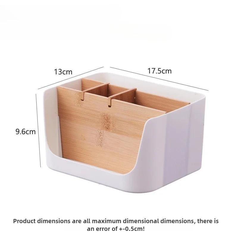 Sustainable Modular Wooden Organizer Box - Foldable Bamboo Basket for Home Storage Bathroom Towels Kitchen Essentials 1890₽