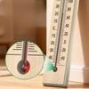 Wooden Thermometer Wall Mounted Thermometer Analog Thermometer Natural Material