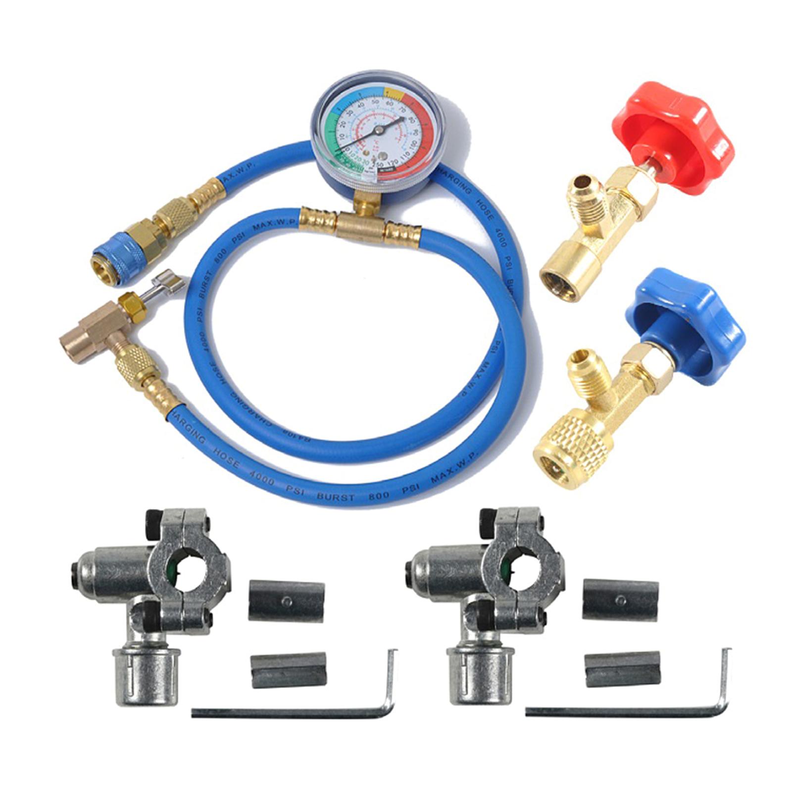 

Easy To Use R134A Refrigerants Charging Set for Air Conditioning Service Efficient Cooling Maintenance Professional Use 1
