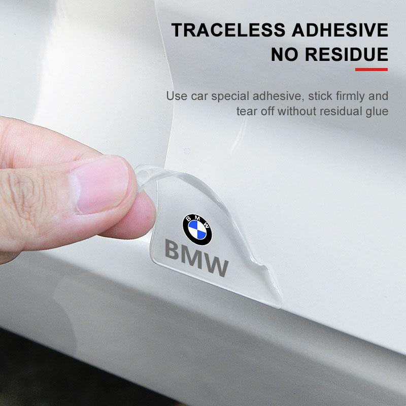 2Pcs Car Door Corner Protection Decals Stickers Car Styling For BMW E39 E46 E90 E36 E60 E34 E30 F30 X1 X3 X5 X6 71 E92 E93 E87