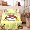 2026 New1PC Pokémon Pikachu Pattern Blanket Warm Soft Fluffy Kids and Adults Sofa Bed Throw Blanket Outdoor Travel Camping Luxur