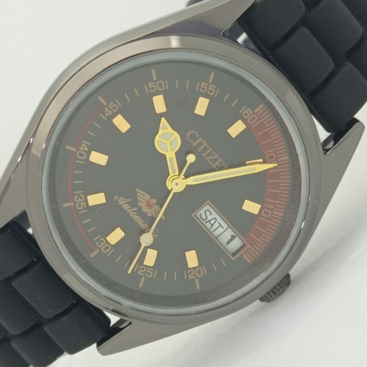 

ВОССТАНОВЛЕННЫЕ МУЖСКИЕ ЧАСЫ CITIZEN AUTOMATIC 8200 JAPAN С ЧЕРНЫМ ЦИФЕРБЛАТОМ 010-a415161-2 Sku010-a415161