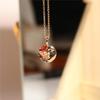Goddess Greek Mythology Zircon Court Art Necklace and Ring Set