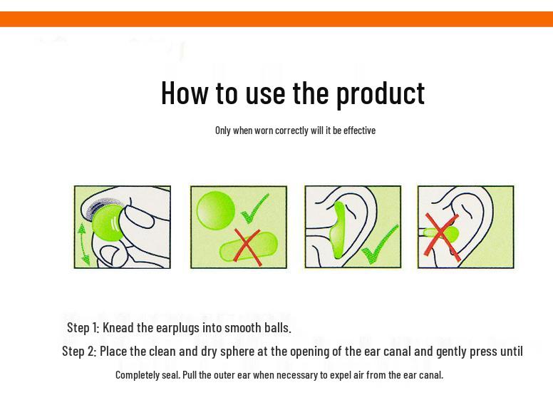 Germany OHROPAX Silicone Noise-Canceling Earplugs