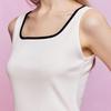 ONLY Women's Color Block Square Neck Crop Cami Top