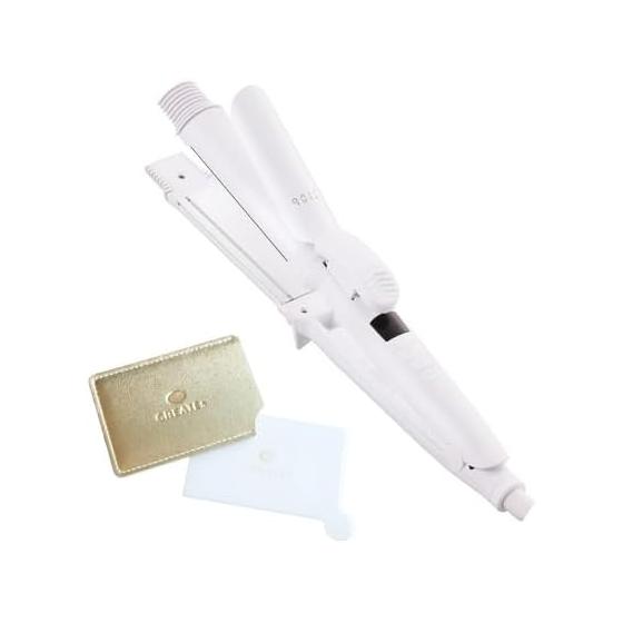 [Official Store Exclusive] Crates 9012 Ion 2WAY Iron 32mm Hair Iron Shiny Hair For Overseas Use Straight & Curl Original Mirror Set