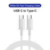 PD 45W USB C Cable For Samsung S24 S23 S22 S21 Ultra Plus Note10 A53 A54 5G 5A Fast Charging Type C Cable Phone Charge Date Wire