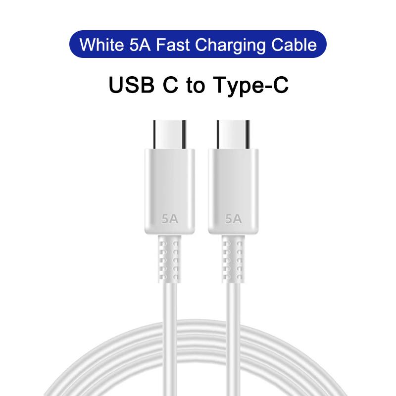PD 45W USB C Cable For Samsung S24 S23 S22 S21 Ultra Plus Note10 A53 A54 5G 5A Fast Charging Type C Cable Phone Charge Date Wire