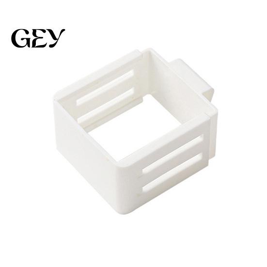 Space-saving Fridge Rack Refrigerator Door Organizer, Partitioned Storage Hanging Basket, with Snap-On Snack Container Telescopic Design, for
