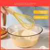 Silicone Handle Handheld Egg Beater With Logo For Baking Kitchen Use