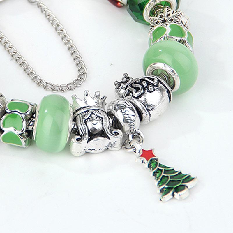 Christmas Santa Bell Alloy Bead for DIY European & American Pandora Bracelet
