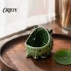 Handcrafted Home Decor Cute Big Mouth Frog Ceramic Candy Dish & Key Bowl for Entryway Table, Frogs Artistic Animal Sculpture Bowl, Decorative Figurine