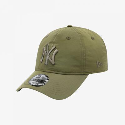 New Era Ny Yankees Nylon Metal Unstructured Baseball Cap Khaki