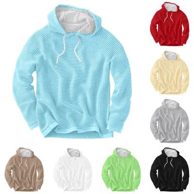 Men'S Casual And Fashionable Long Sleeved Hooded Pullover
