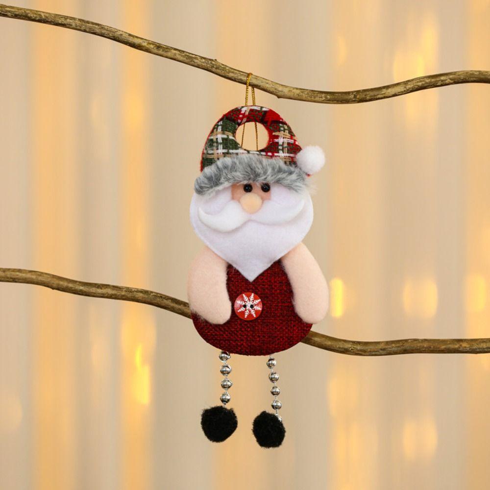 Cloth Snowman Tree Pendant Elk Christmas Decoration Creative Merry Christmas Ornament  Xmas Gift