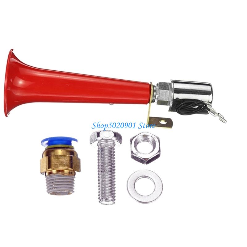 N80F Marine Safety Air Horn 115dB High Decibel Output 12V 24V Universal Trumpet