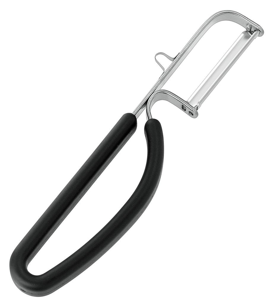 Shimomura Kogyo Professional Grade Vertical Color Dishwasher for Burdock Root Juicing Peeler, Black, Grip, Safe, (KIB-609)