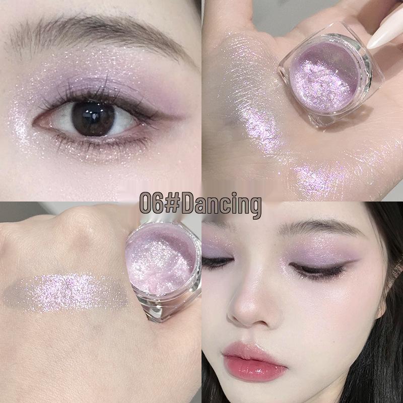 Jelly Liquid Single-Color Eyeshadow: Burst Flash Highlight, Super Flash Pearl Glitter