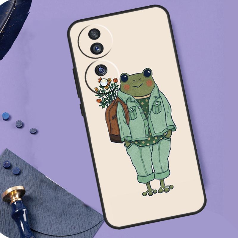 

Милая Лягушка для Honor X8a X9a X6a X7a X6 X7 X8 X9 X8b X9b Honor Magic 6 Pro 50 70 90 Magic 5 Lite Чехол Honor 70 Lite